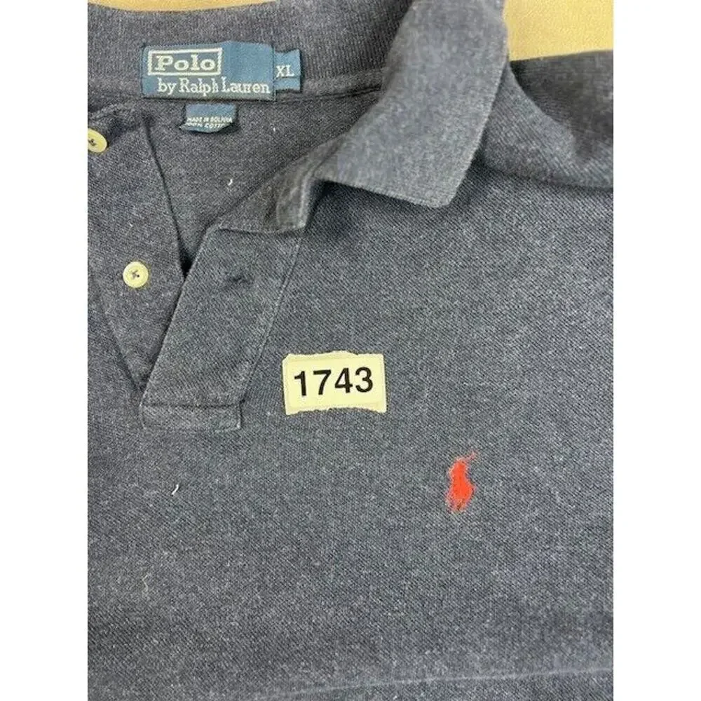 Polo Ralph Lauren Shirt Mens XL‎ Blue Short Sleeve